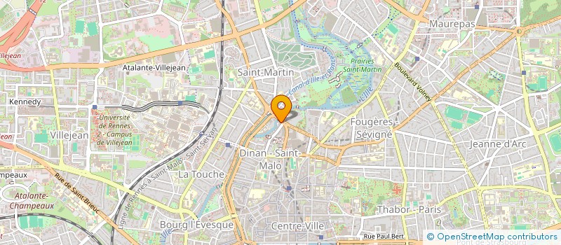localisation de l'entreprise RUDOUX  RENNES