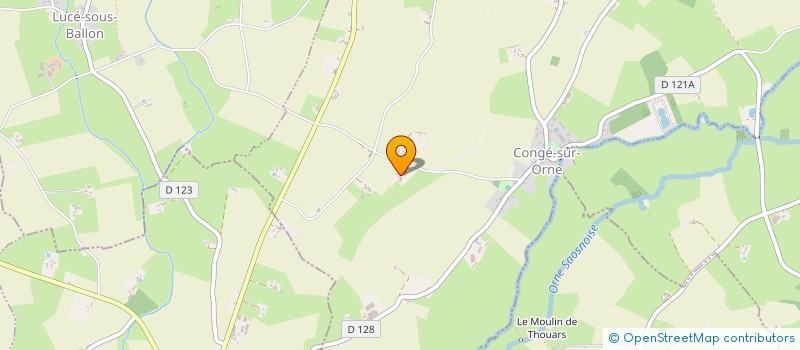 localisation de l'entreprise RUDY  CONGE-SUR-ORNE