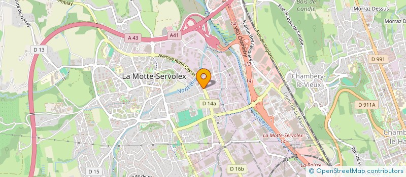 localisation de l'entreprise RUDY B. à LA MOTTE-SERVOLEX