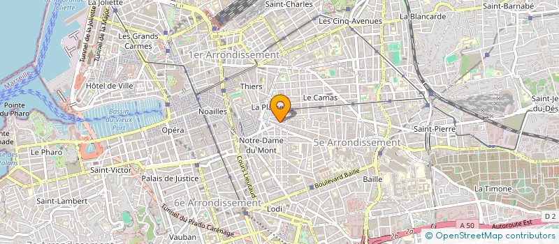 localisation de l'entreprise RUDY CLIFF à MARSEILLE