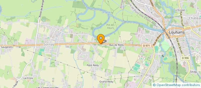 localisation de l'entreprise RUDY GUICHARD PLAQUISTE PEINTRE  SORNAY