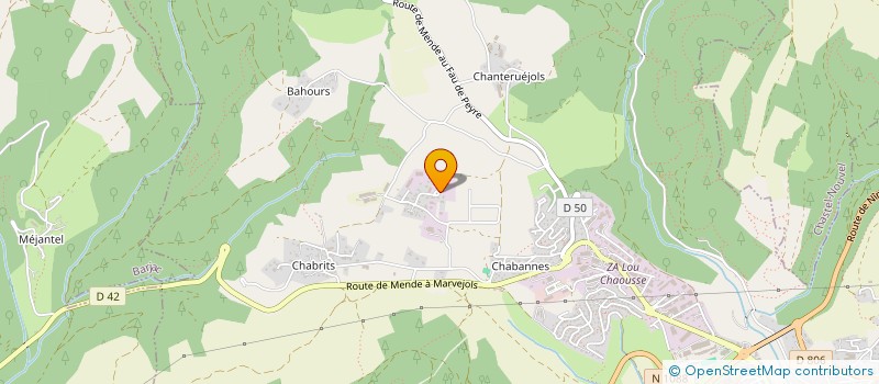 localisation de l'entreprise RUDY MEYNADIER  MENDE