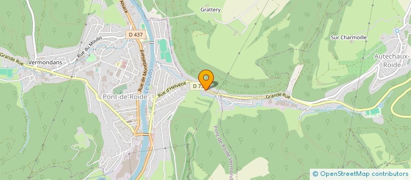 localisation de l'entreprise RUDY WEST  PONT-DE-ROIDE-VERMONDANS