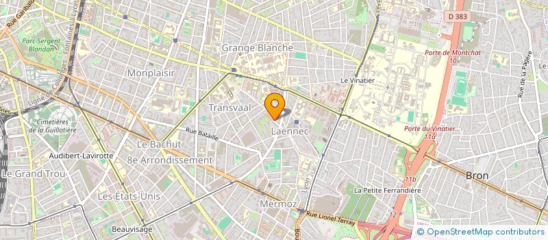 localisation de l'entreprise RUDYBAR  LYON