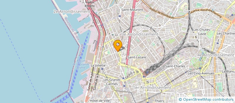 localisation de l'entreprise RUDYBRICE à MARSEILLE