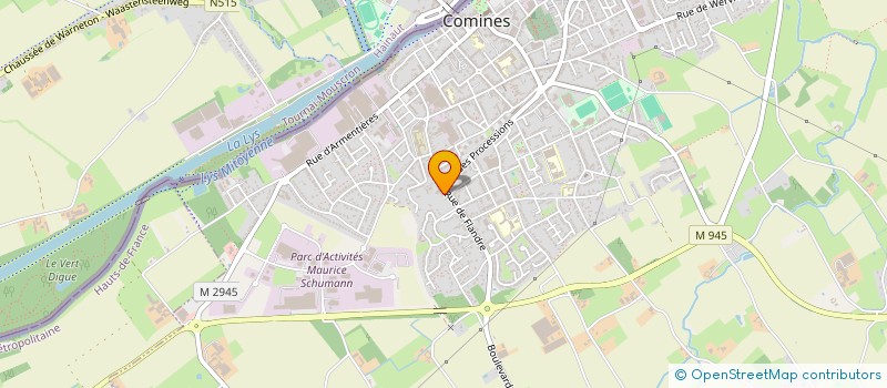 localisation de l'entreprise RUDYMAX  COMINES