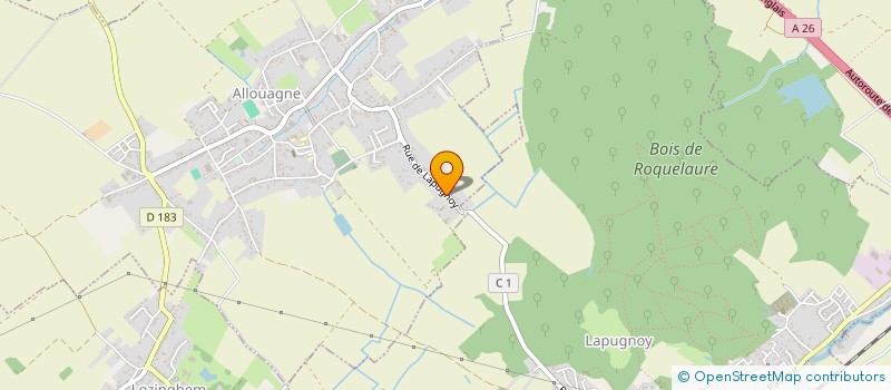 localisation de l'entreprise RUDYMEL AUTOMOBILES SERVICES  ALLOUAGNE