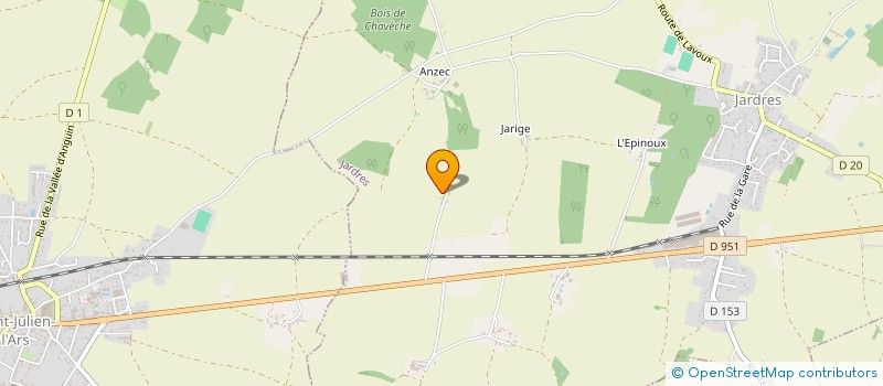 localisation de l'entreprise RUDYPIERRE  JARDRES