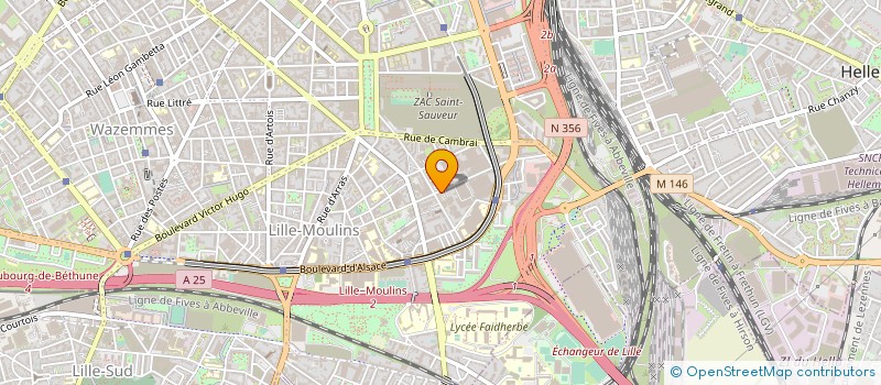 localisation de l'entreprise RUE 37 à LILLE
