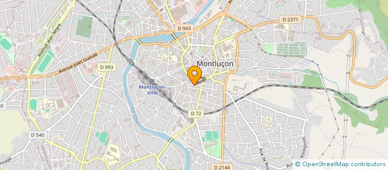 localisation de l'entreprise RUE ANDRE MESSAGER à MONTLUCON