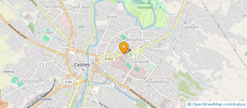 localisation de l'entreprise RUE BARRAL  CASTRES