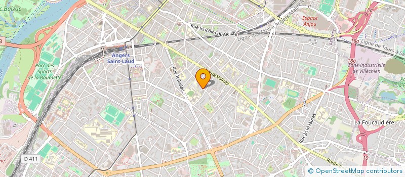 localisation de l'entreprise RUE CHEVRE à ANGERS