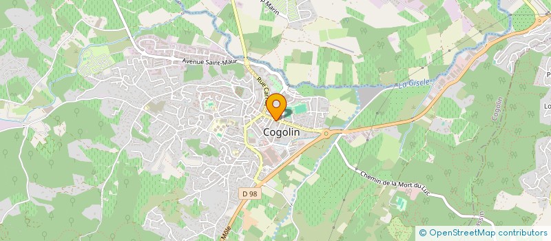 localisation de l'entreprise RUE CLEMENCEAU NO 11  COGOLIN