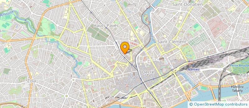 localisation de l'entreprise RUE CREB à NANTES