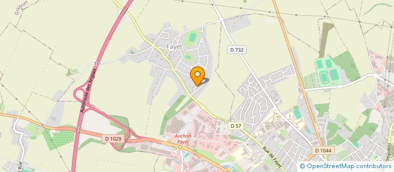 localisation de l'entreprise RUE D'ALGER  FAYET