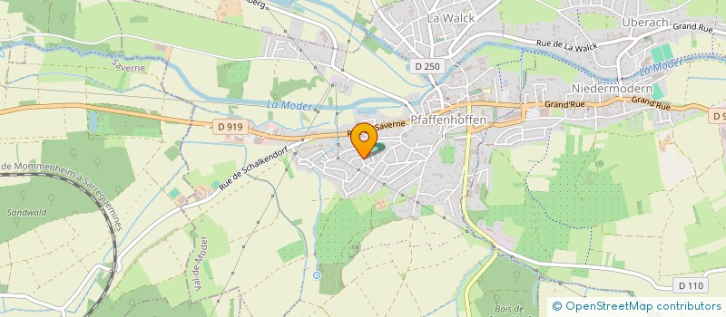 localisation de l'entreprise RUE D'EICH IMMO  MULHAUSEN