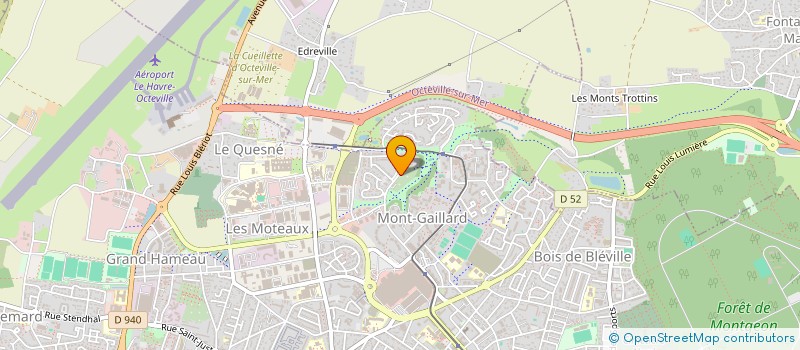 localisation de l'entreprise RUE D SEKOURS à LE HAVRE