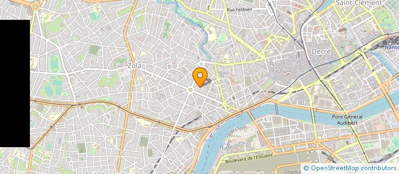 localisation de l'entreprise RUE DE BELLEVILLE à NANTES