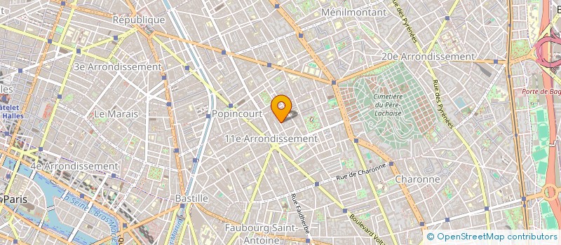 localisation de l'entreprise RUE DE COMPIEGNE  PARIS