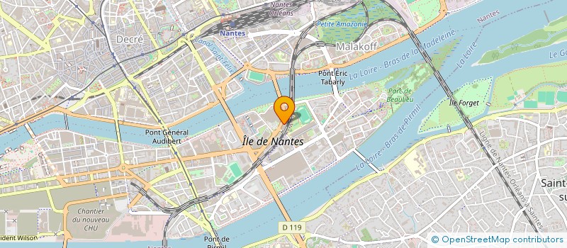 localisation de l'entreprise RUE DE L'AVENIR à NANTES