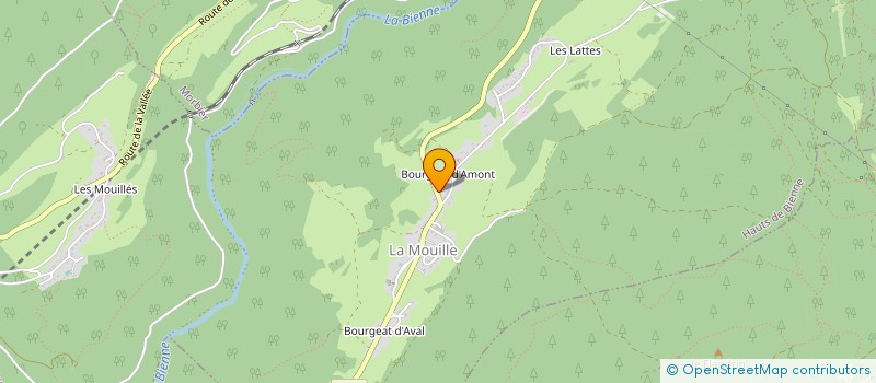 localisation de l'entreprise RUE DE L EGLISE  HAUTS DE BIENNE