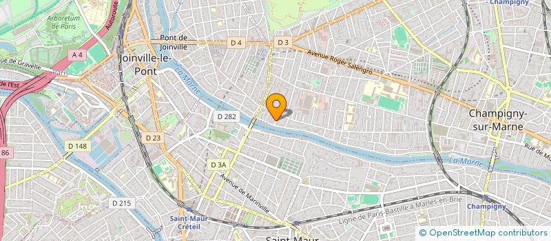 localisation de l'entreprise RUE DE L'ETOILE  CHAMPIGNY-SUR-MARNE