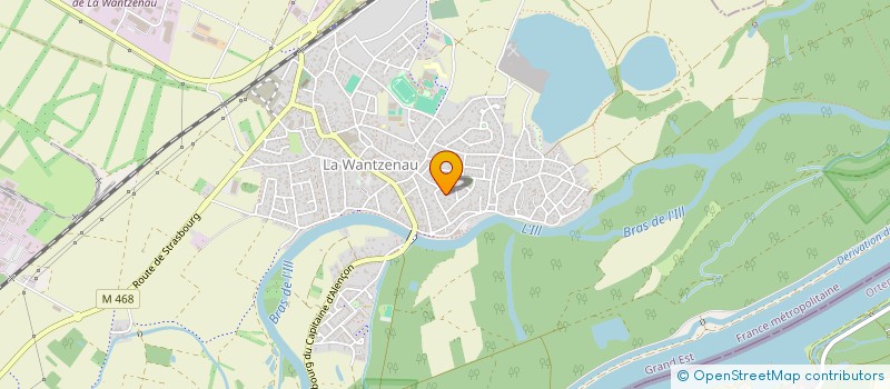 localisation de l'entreprise RUE DE L'ORME  LA WANTZENAU
