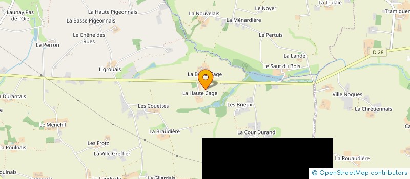 localisation de l'entreprise RUE DE LA CROIX BLANCHE  ROMILLE