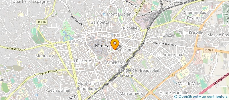 localisation de l'entreprise RUE DE LA DUCQUE à NIMES