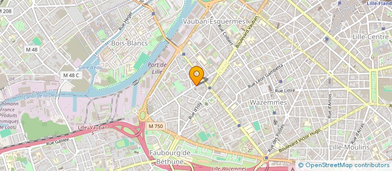 localisation de l'entreprise RUE DE LA MONNAIE II à LILLE