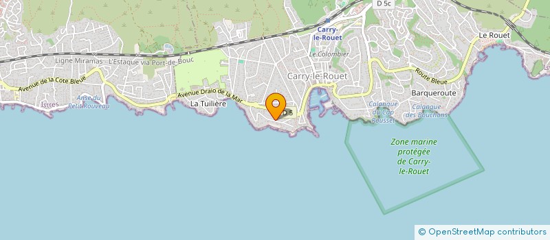 localisation de l'entreprise RUE DE LA PAIX 2  CARRY-LE-ROUET