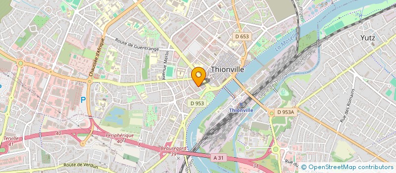 localisation de l'entreprise RUE DE LA PAIX à THIONVILLE