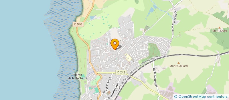 localisation de l'entreprise RUE DE LA PAIX  WIMEREUX