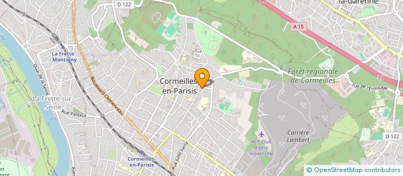 localisation de l'entreprise RUE DE LA RECUP' à CORMEILLES-EN-PARISIS