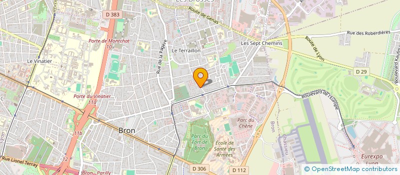 localisation de l'entreprise RUE DE LA REPLIQUE à BRON