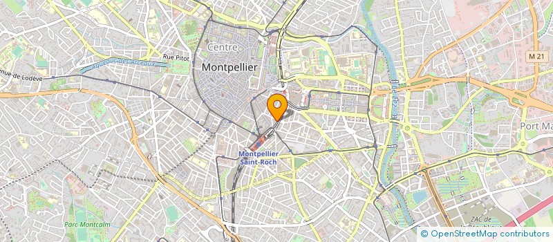 localisation de l'entreprise RUE DE LA SOIF J.M.L (SARL) à MONTPELLIER