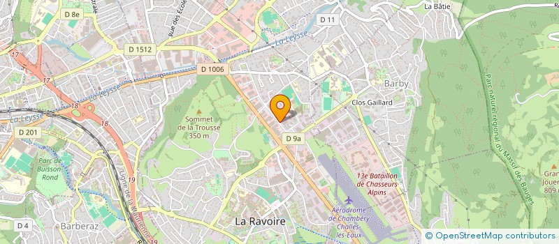 localisation de l'entreprise RUE DEMARK à LA RAVOIRE