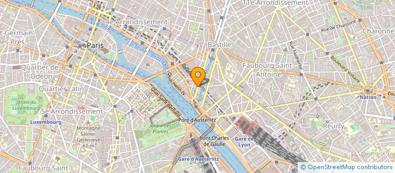localisation de l'entreprise RUE DES ECOLES à PARIS
