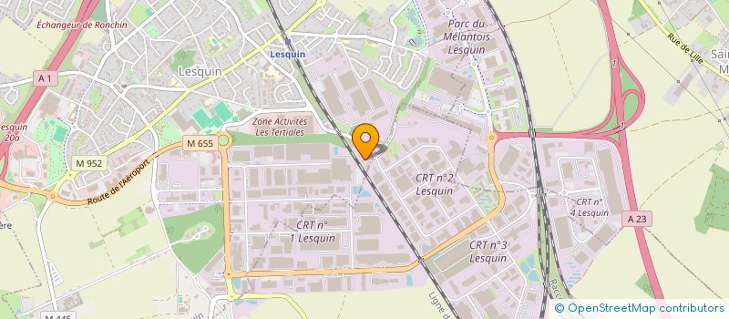 localisation de l'entreprise RUE DES FERMES à LESQUIN