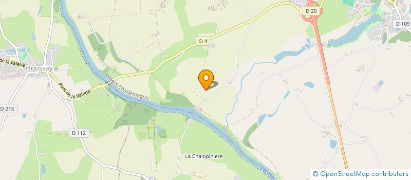 localisation de l'entreprise RUE DES HALLES  VILLIERS-CHARLEMAGNE