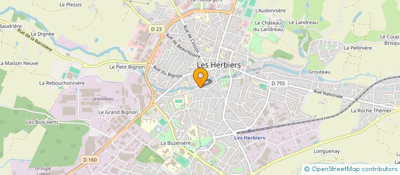 localisation de l'entreprise RUE DES JONQUILLES à LES HERBIERS