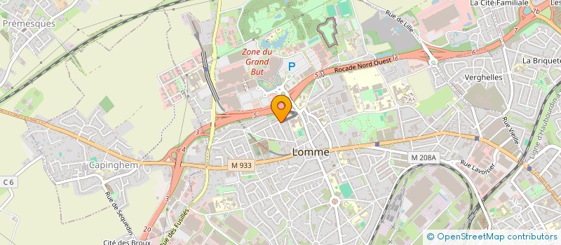 localisation de l'entreprise RUE DES SARRAZINS à LILLE