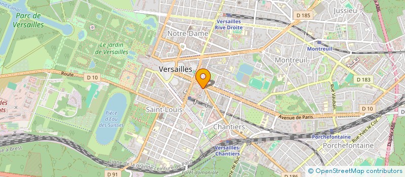 localisation de l'entreprise RUE DES SEPT VOIES  VERSAILLES