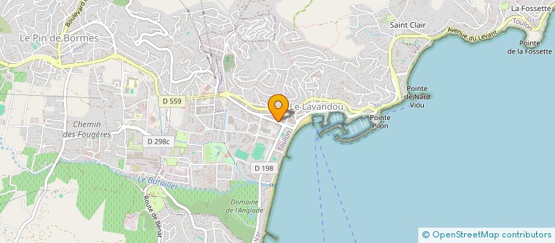 localisation de l'entreprise RUE DES SOURIRES à LE LAVANDOU