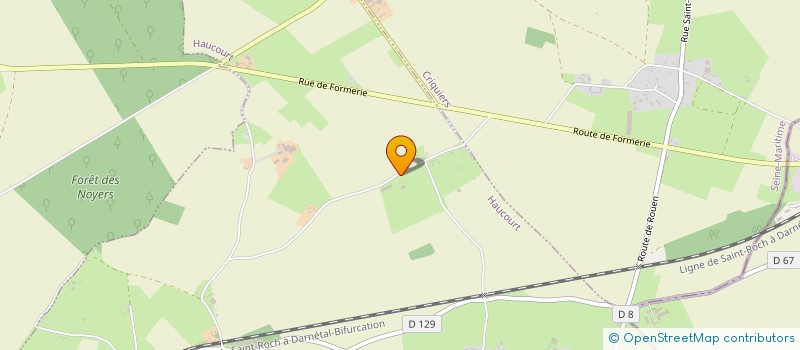 localisation de l'entreprise RUE DORNAT  HAUCOURT