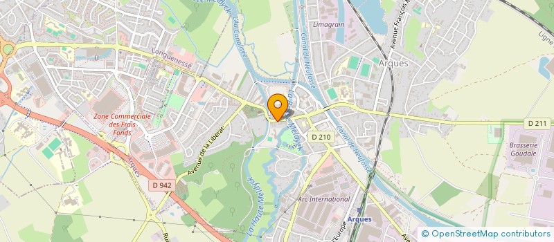 localisation de l'entreprise RUE DU BOCAGE  ARQUES