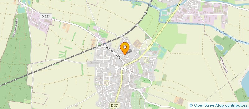 localisation de l'entreprise RUE DU BOUC  HRDT