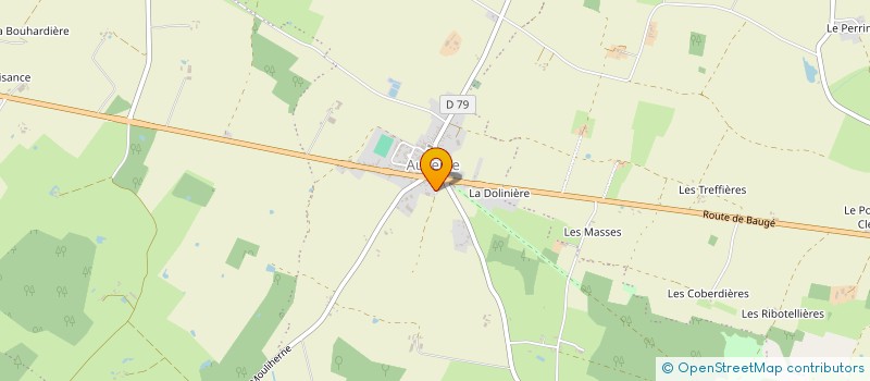 localisation de l'entreprise RUE DU COLLEGE  NOYANT-VILLAGES