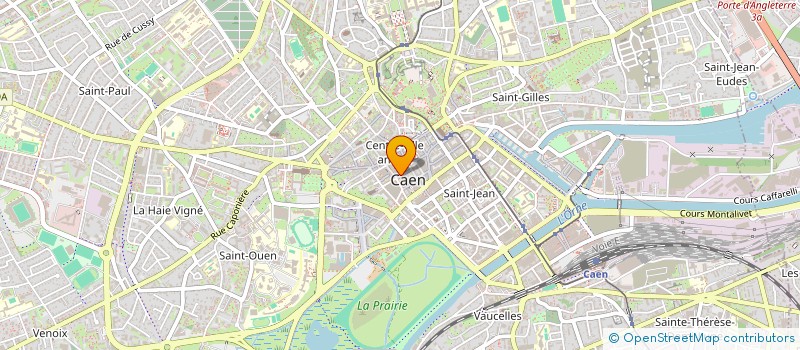 localisation de l'entreprise RUE DU DOCTEUR AUVRAY à CAEN
