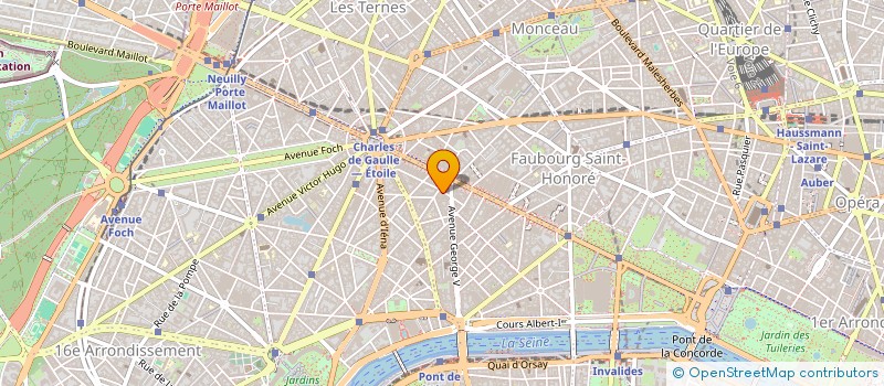 localisation de l'entreprise RUE DU FAUBOURG à PARIS
